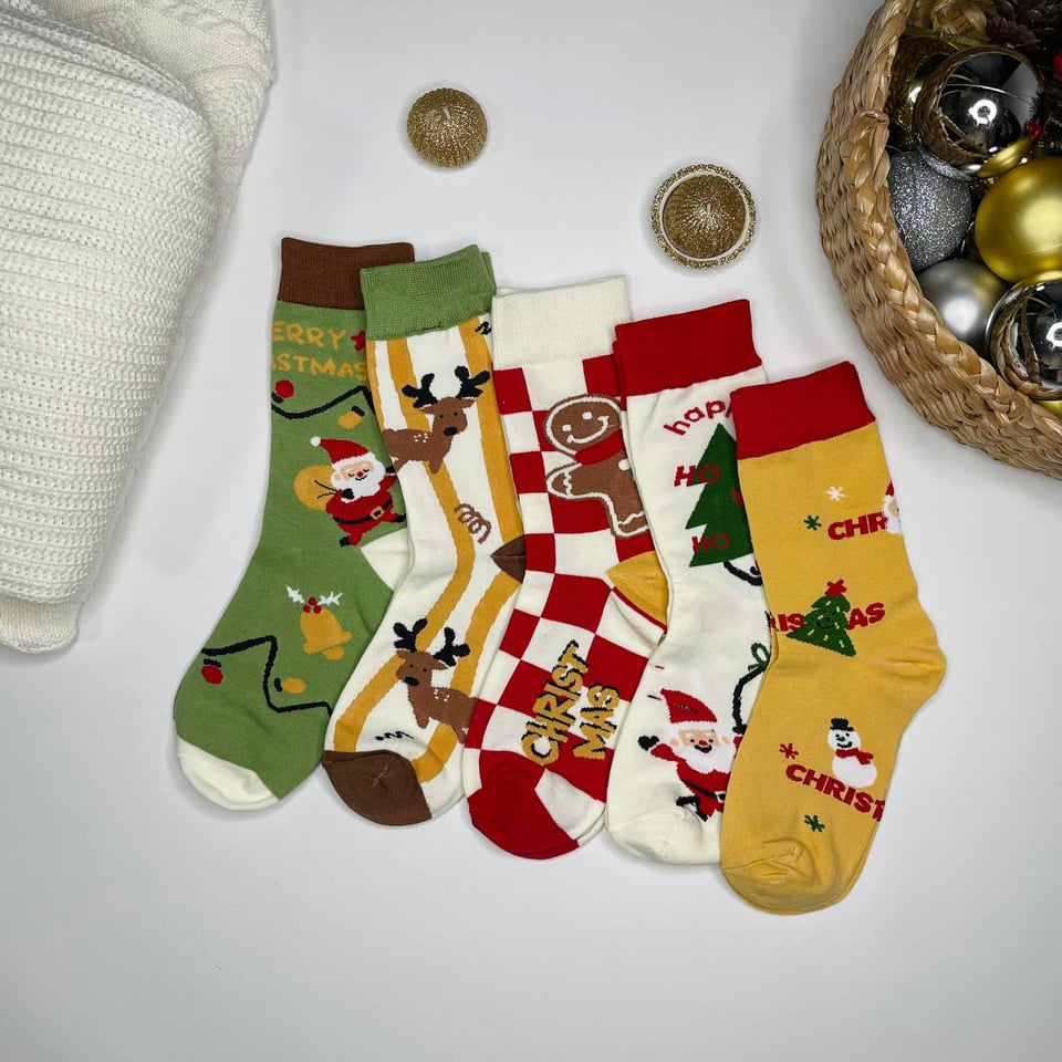 Новорічні шкарпетки Happy ho ho ho