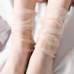 Прозорі шкарпетки one size — фото 3